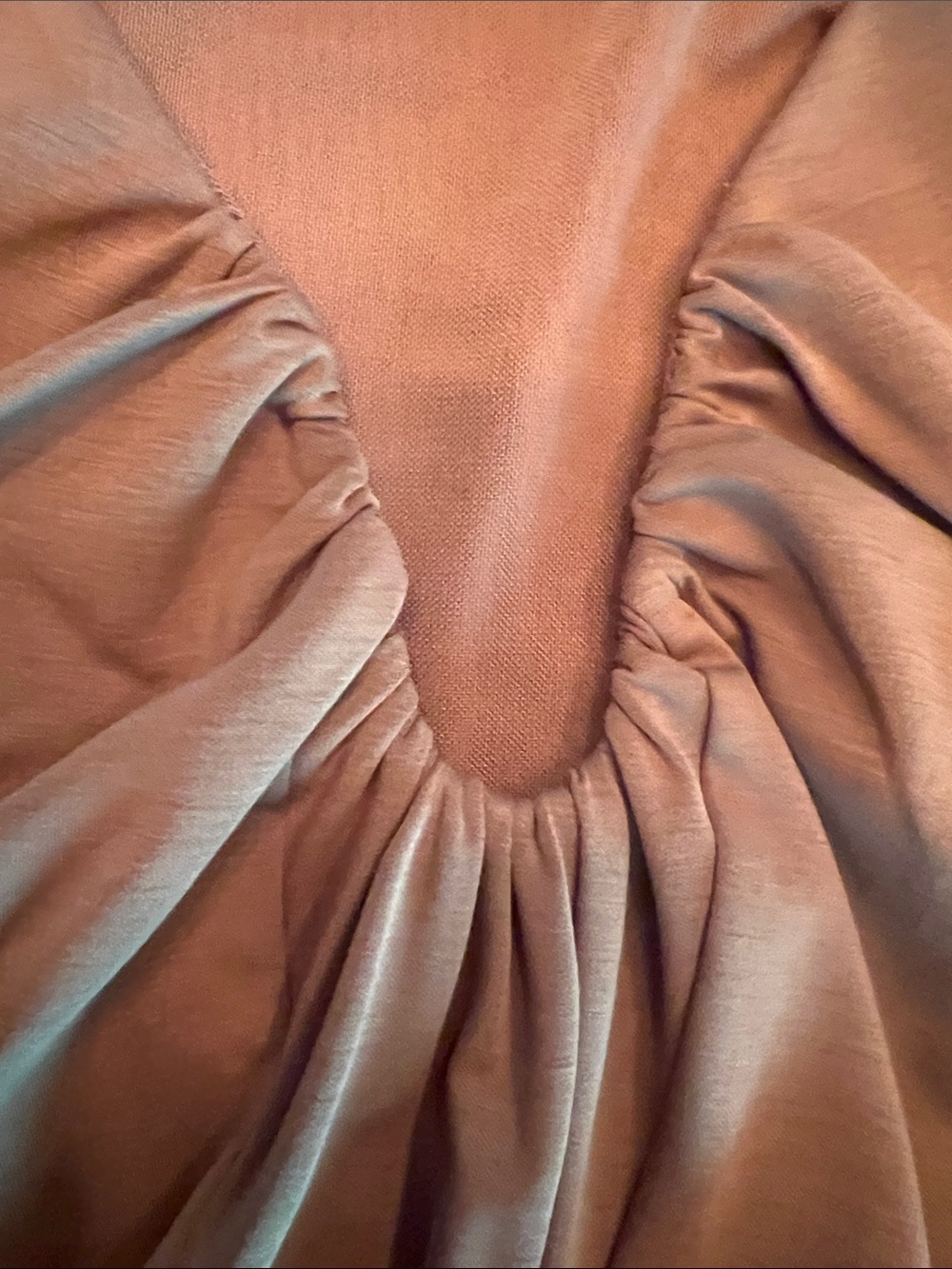Dolan Left Coast Long-Sleeve Plunge Knit Maxi Dress Small - Picture 8 of 8